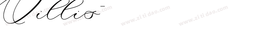 Willis字体转换