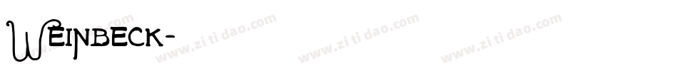 Weinbeck字体转换