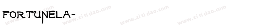 fortunela字体转换