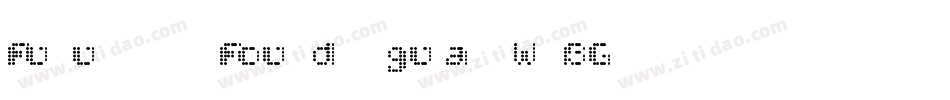 FutureN0tFoundRegular-W9BG字体转换