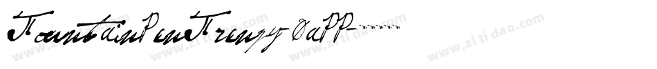FountainPenFrenzy-0aPP字体转换