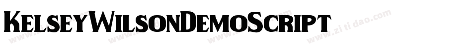 KelseyWilsonDemoScript-3转换器字体转换