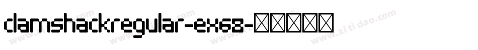 ClamShackRegular-Ex68字体转换
