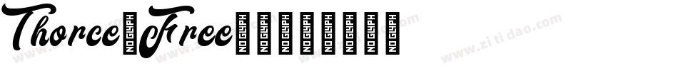 Thorce-Free-2字体转换