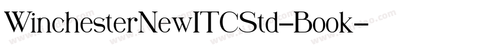 WinchesterNewITCStd-Book字体转换