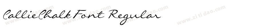 CallieChalkFont-Regular字体转换