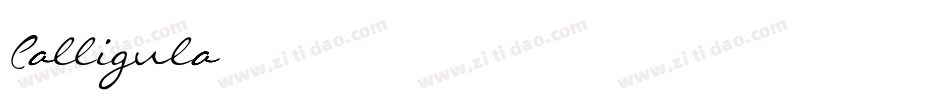 Calligula字体转换