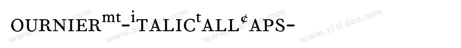 FournierMT-ItalicTallCaps字体转换