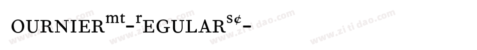 FournierMT-RegularSC字体转换