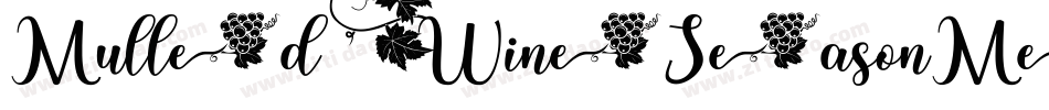 MulledWineSeasonMedium-mLLwG字体转换