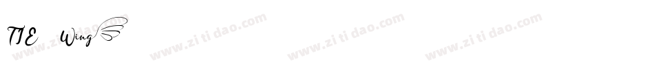 TIE-Wing字体转换