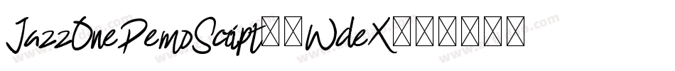 JazzOneDemoScript-0WdeX字体转换