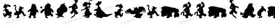 HumanSilhouettesFree-pj0D字体转换