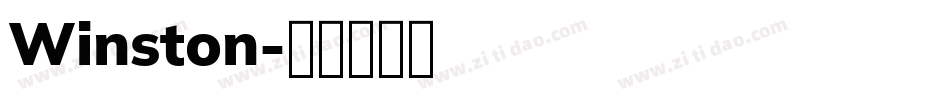 Winston字体转换