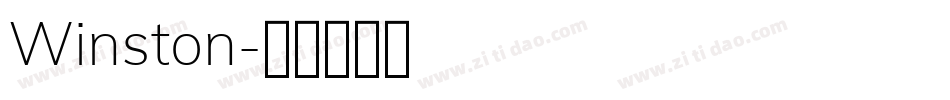 Winston字体转换