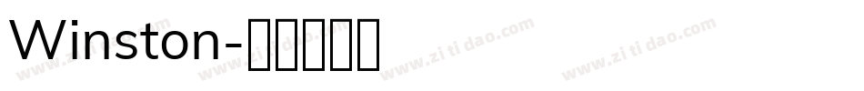 Winston字体转换