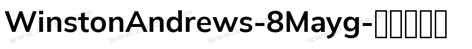 WinstonAndrews-8Mayg字体转换