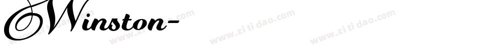 Winston字体转换
