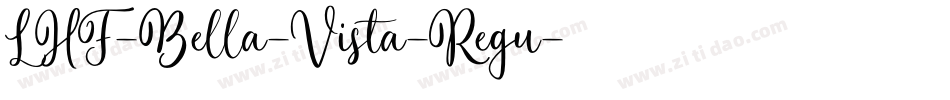 LHF-Bella-Vista-Regu字体转换