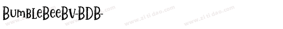 BumbleBeeBv-BDB字体转换