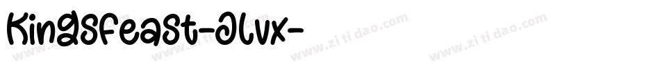 KingsFeast-Jlvx字体转换