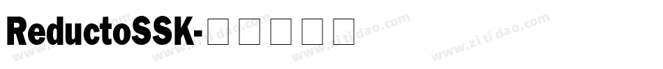 ReductoSSK字体转换