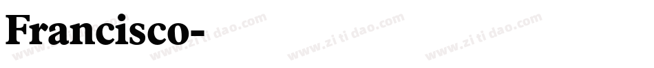 Francisco字体转换