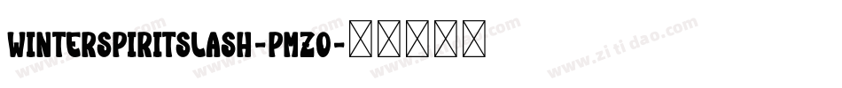 WinterSpiritSlash-pmZO字体转换