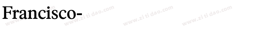 Francisco字体转换