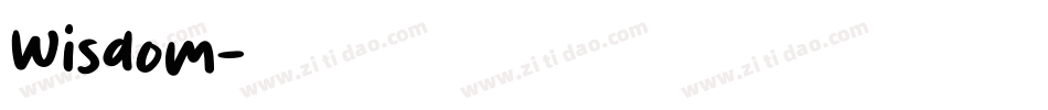 Wisdom字体转换
