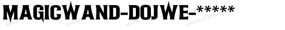 MagicWand-DOJwE字体转换