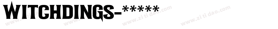 WitchDings字体转换