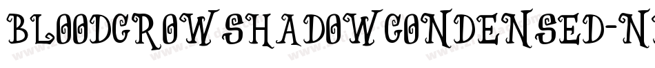 BloodCrowShadowCondensed-neX0字体转换