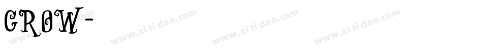 Crow字体转换