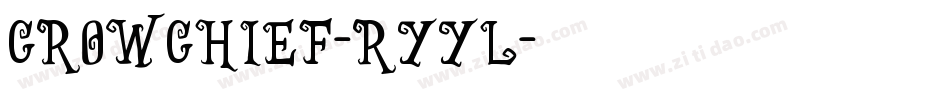 CrowChief-ryYL字体转换