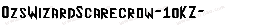 OzsWizardScarecrow-1oKZ字体转换