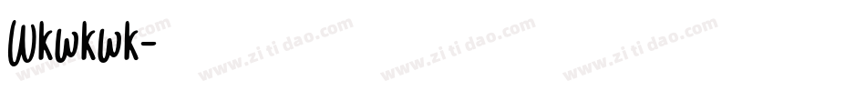 Wkwkwk字体转换