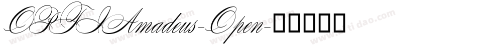 OPTIAmadeus-Open字体转换