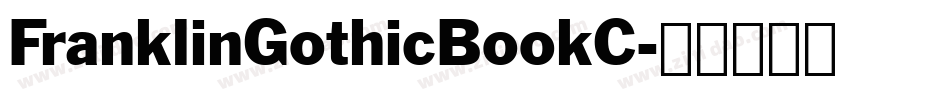 FranklinGothicBookC字体转换