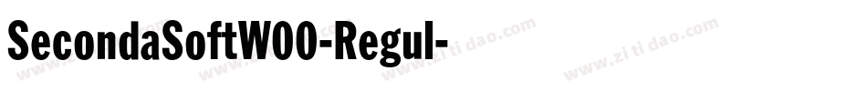 SecondaSoftW00-Regul字体转换