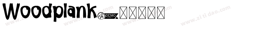 Woodplank字体转换
