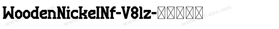 WoodenNickelNf-V81z字体转换