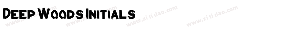 Deep-Woods-Initials字体转换