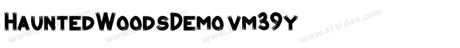 HauntedWoodsDemo-vm39y字体转换