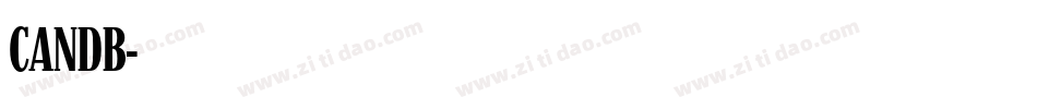 CANDB字体转换