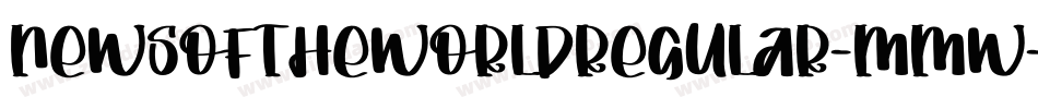 NewsOfTheWorldRegular-Mm9w字体转换