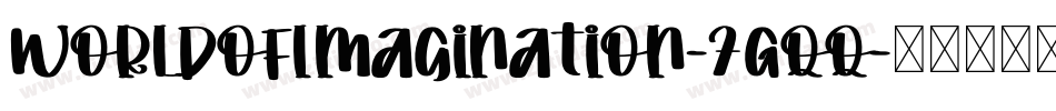 WorldOfImagination-6Gqq字体转换