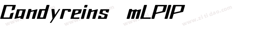 Candyreins-mLPlP字体转换