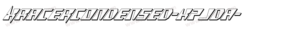 XRacerCondensed-K7JdA字体转换