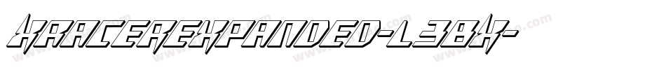 XRacerExpanded-l3BX字体转换